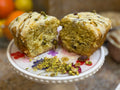 Orange Almond Poppyseed Pistachio Loaf